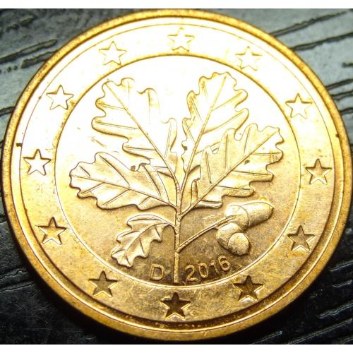 5 євроцентів 2016 D Німеччина
