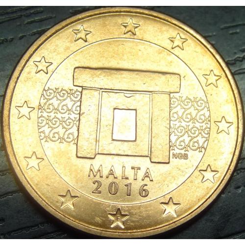 5 євроцентів 2016 Мальта UNC рідкісна