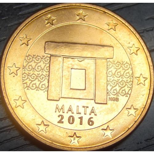 5 євроцентів 2016 Мальта UNC рідкісна