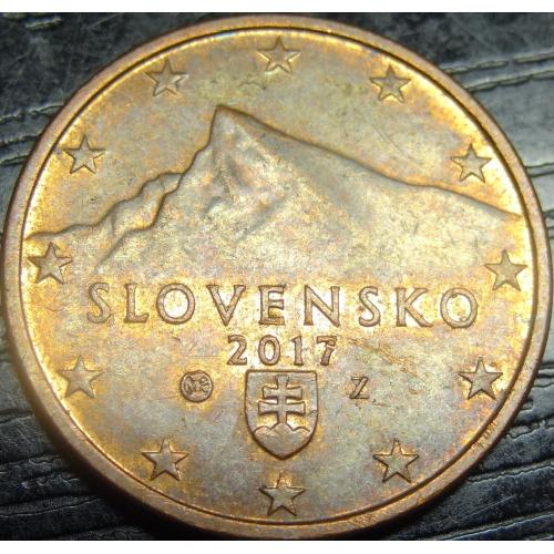 5 євроцентів 2017 Словаччина