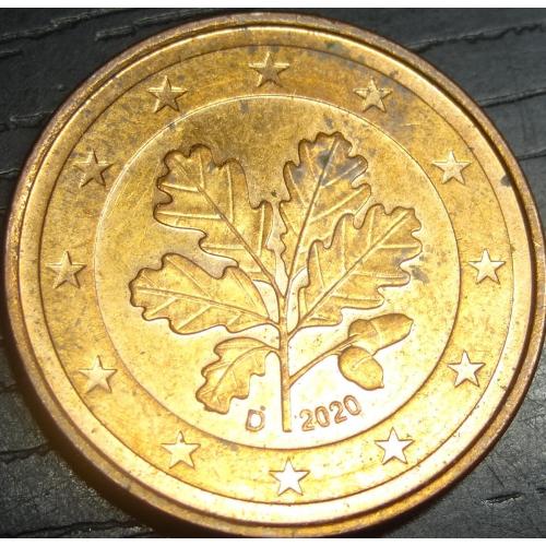 5 євроцентів 2020 D Німеччина