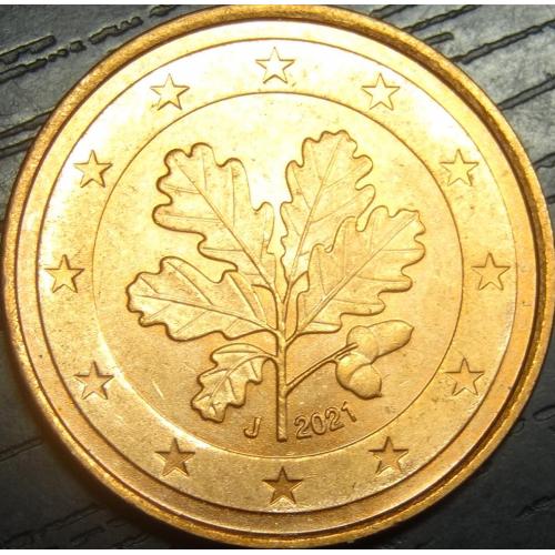 5 євроцентів 2021 J Німеччина