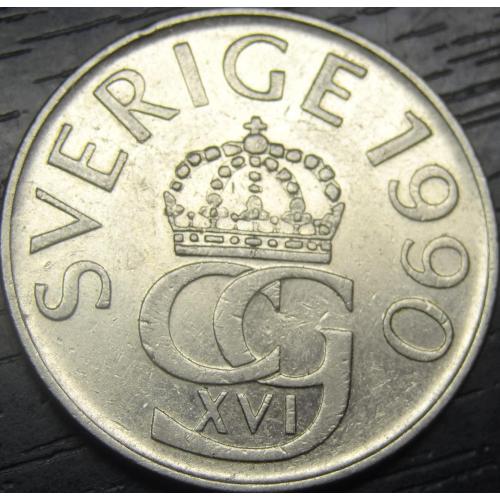 5 крон 1990 Швеція