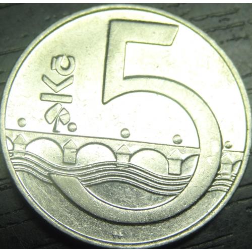 5 крон 1993 Чехія