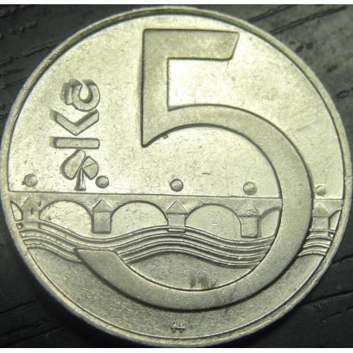 5 крон 1995 Чехія