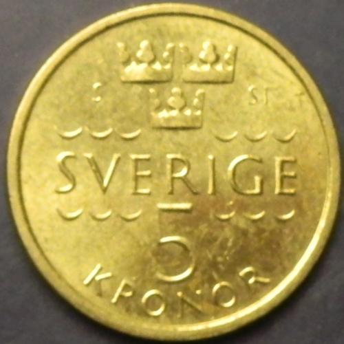 5 крон 2016 SI Швеція