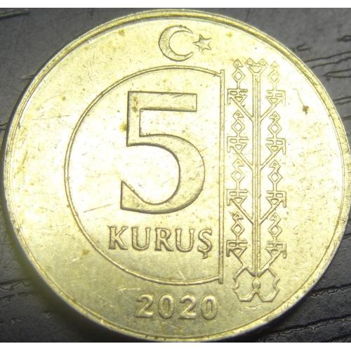 5 курушів 2020 Туреччина