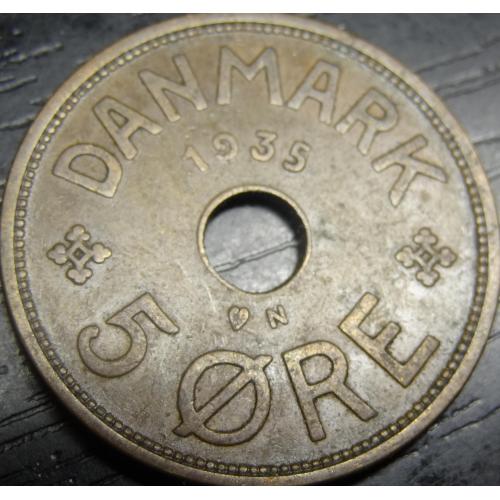 5 оре Данія 1935