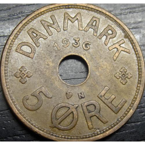 5 оре Данія 1936