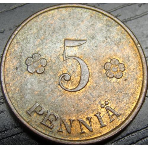 5 пенні Фінляндія 1920