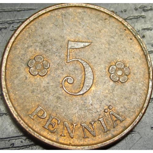 5 пенні Фінляндія 1922