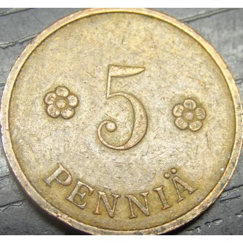 5 пенні Фінляндія 1934