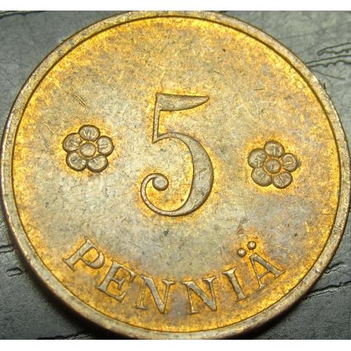 5 пенні Фінляндія 1939