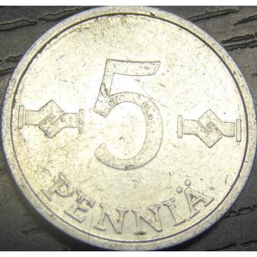 5 пенні Фінляндія 1987