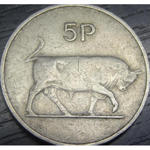 5 пенсів 1970 Ірландія велика