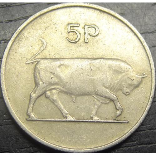 5 пенсів 1975 Ірландія велика