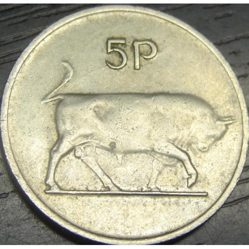 5 пенсів 1978 Ірландія велика
