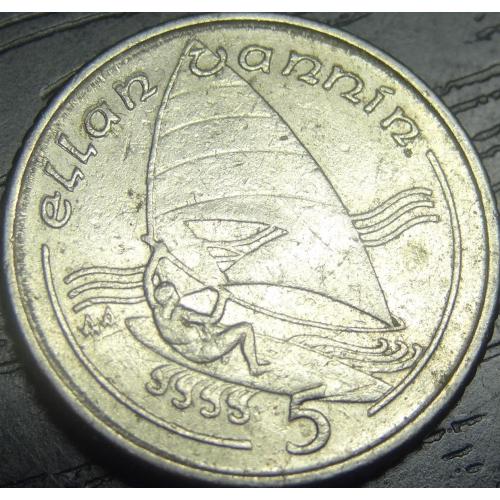5 пенсів 1990 AA Мен