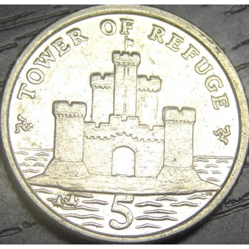 5 пенсів 2009 Мен