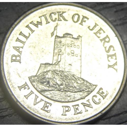 5 пенсів 2016 Джерсі