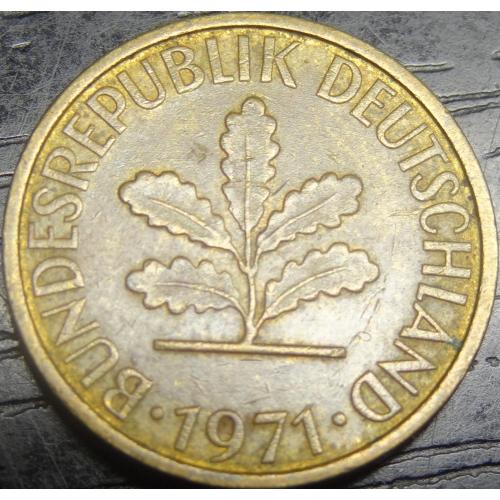 5 пфенігів ФРН 1971 F