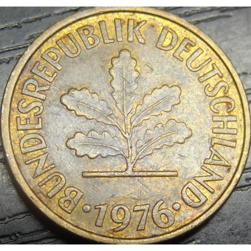 5 пфенігів ФРН 1976 D