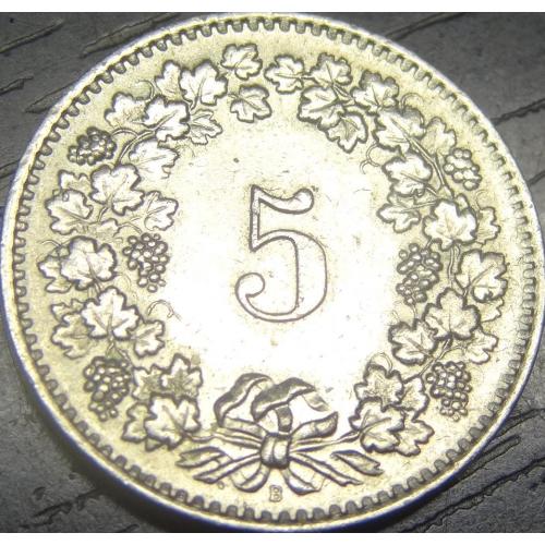 5 рапенів 1959 Швейцарія