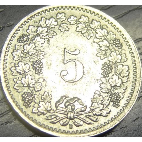 5 рапенів 1969 Швейцарія