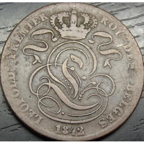 5 сантимів Бельгія 1842