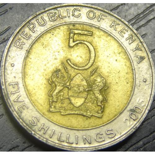 5 шилінгів 2005 Кенія