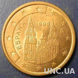 5 євроцентів 1999 Іспанія
