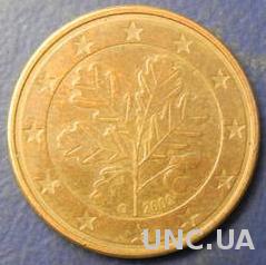 5 євроцентів 2002 G Німеччина