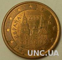 5 євроцентів 2003 Іспанія