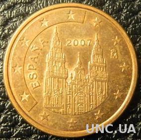 5 євроцентів 2007 Іспанія