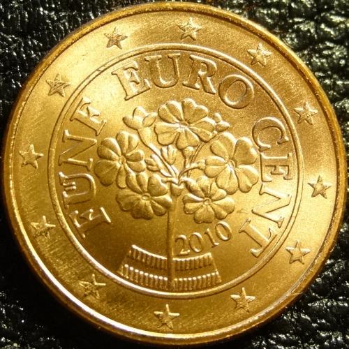 5 євроцентів 2010 Австрія UNC