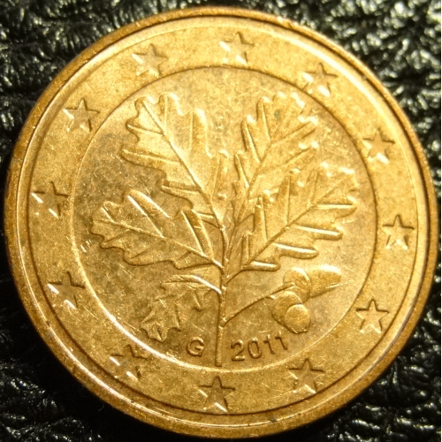 5 євроцентів 2011 G Німеччина