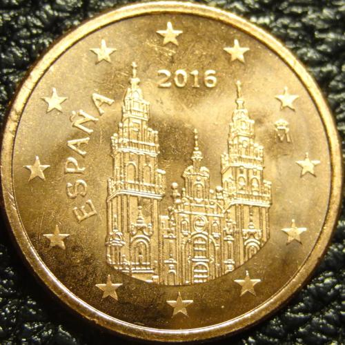 5 євроцентів 2016 Іспанія UNC