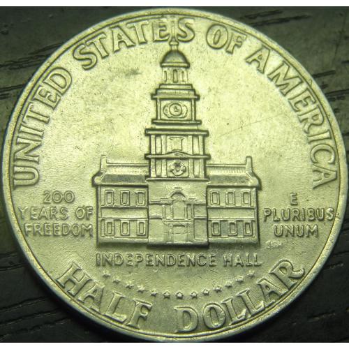 50 центів 1976 США 200 років незалежності