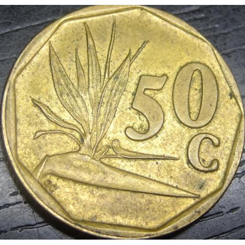 50 центів 1992 Південна Африка