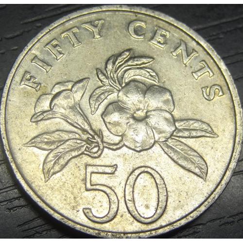 50 центів 1997 Сінгапур