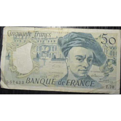 50 франків Франція 1992