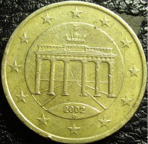50 євроцентів 2002 D Німеччина
