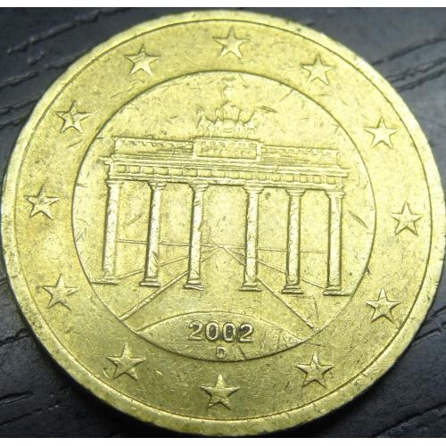 50 євроцентів 2002 D Німеччина