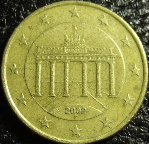 50 євроцентів 2002 F Німеччина
