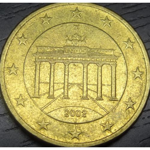 50 євроцентів 2002 J Німеччина