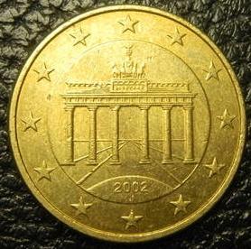 50 євроцентів 2002 J Німеччина