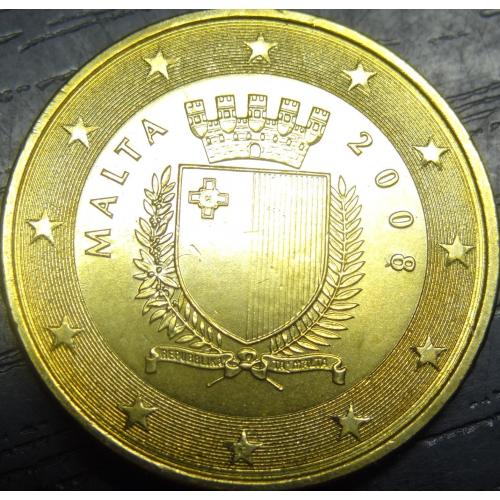 50 євроцентів 2008 Мальта UNC