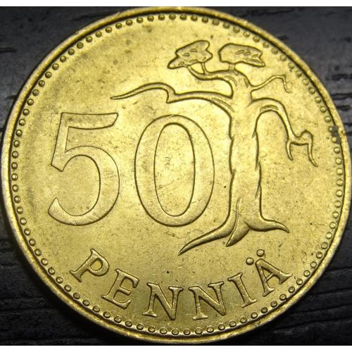 50 пенні 1985 Фінляндія