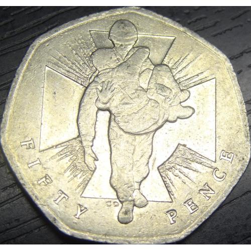 50 пенсів Британія 2006 Героїчний Акт