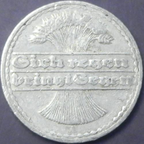 50 пфенігів 1920 A Німеччина